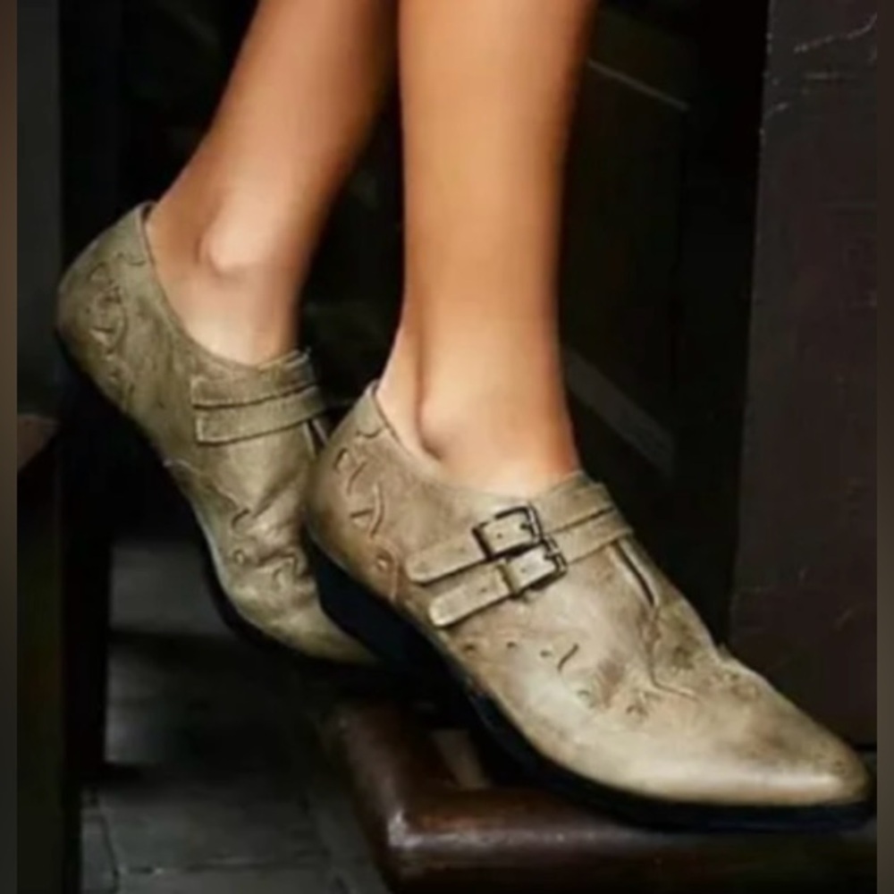 Free People Monument Leather Bootie